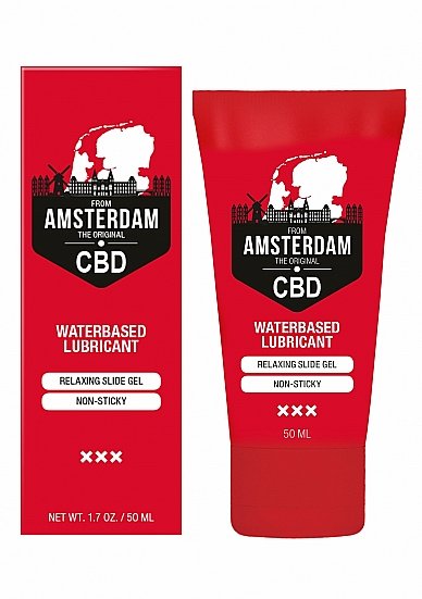 Amsterdam cbd cannabis waterbased lubricant